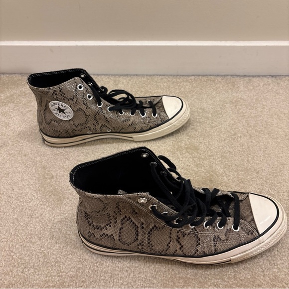 Converse All Star Chuck Taylor 70 Snakeskin High Top Shoes Sneakers Size US 10.5 - Picture 5 of 16